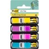 Zakładki indeksujące POST-IT 12x43mm neonowe 683-4AB 4x35szt 3M